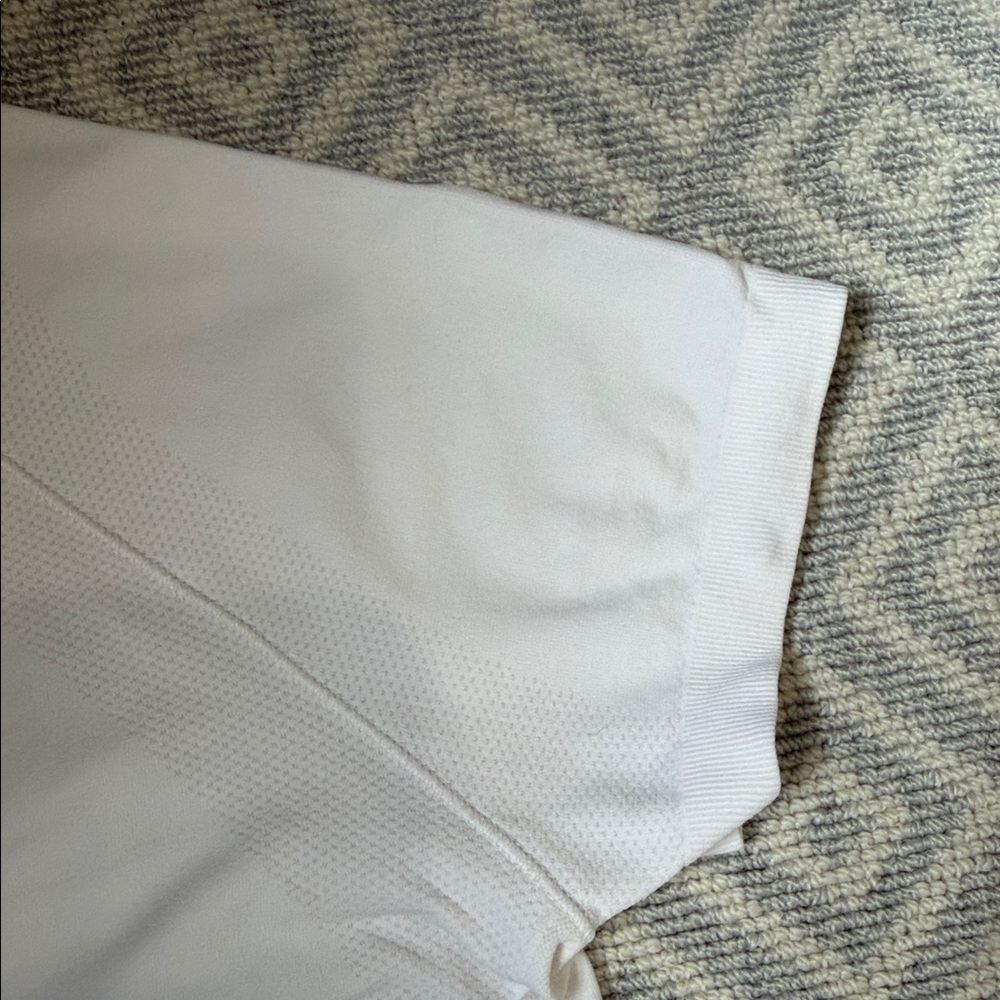 Athleta White Short Sleeve Performance Tee - Picture 3 of 4